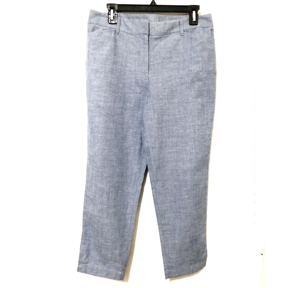 Talbots Perfect Crop Chambray Pants